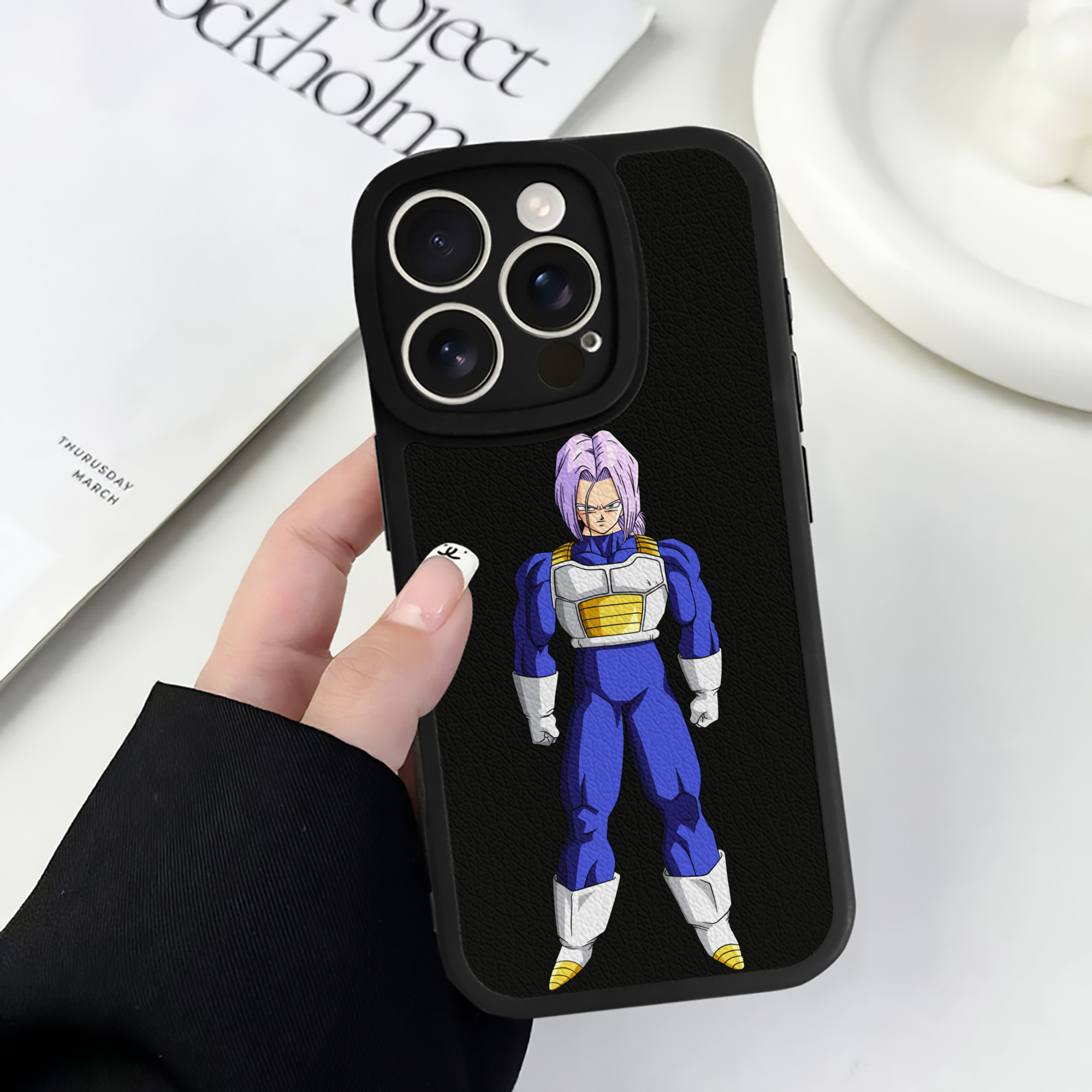 （画像用） ドラゴンボール DRAGON BALL 【iPhone 16シリーズ対応】シリコンスマホケース（レザー調） 材質：シリコン